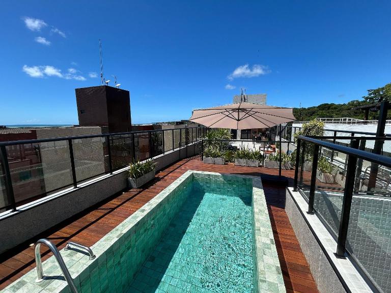 Bela Hospedagem - #303 Bauten Aurea, lindo flat a 60m do mar - B&B João Pessoa