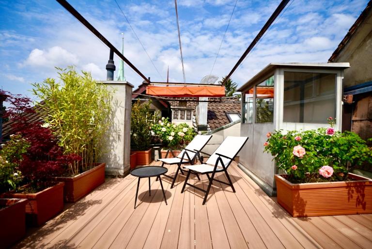 Central Chalet Rooftop Maisonette in Old Town - B&B Zurich