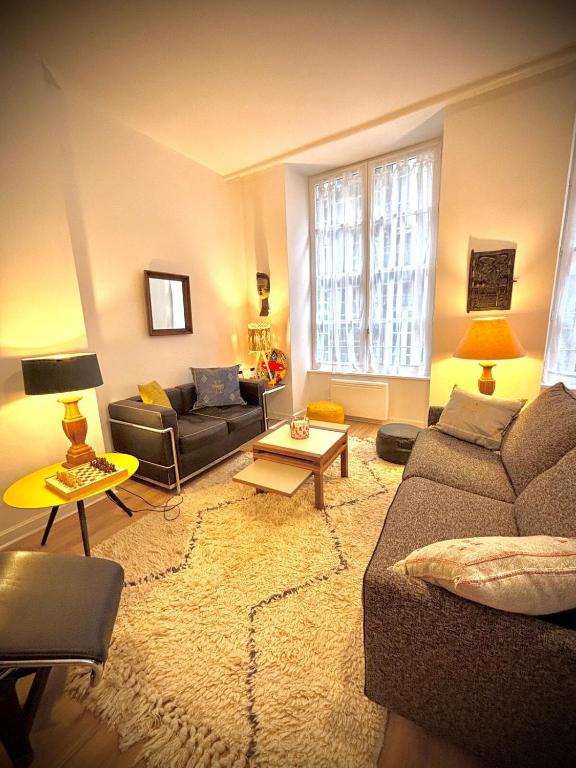 Les Cactus #MaisonSavaron - 52m2 - Terrasse - B&B Clermont-Ferrand