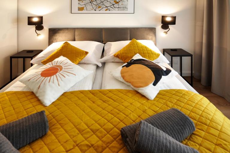 Myśliwska Solar Garden Premium Apartment Wawelofts - free Garage - B&B Cracovia