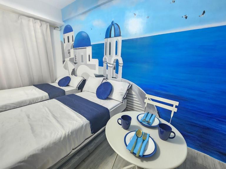 Santorini Escape in Bacolod - Amaia Steps Capitol - B&B Bacolod City