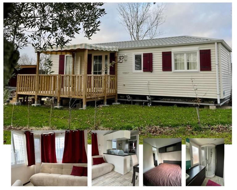 Mobil home climatisé Louisiana 4 pers - B&B Semussac