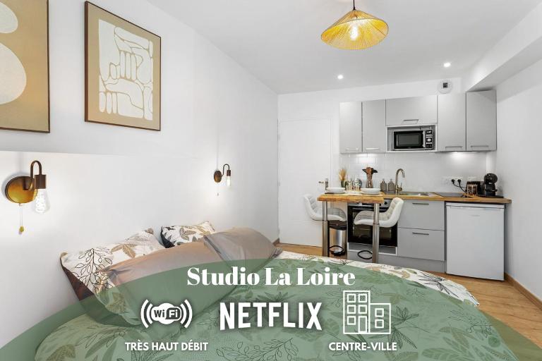 Centre-ville - Fibre - Netflix - Studio la Loire - Chambres d'hôtes Savenay