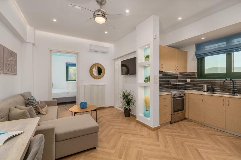 Aura Apartment - next to the beach of Ayia Anna - Chambres d'hôtes Krýa Vrýsi
