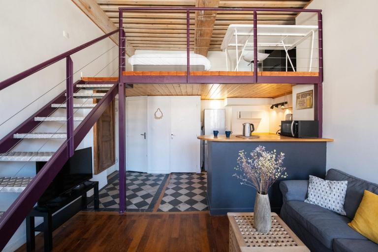 L'Indigo- Coup de coeur Canut - Croix Rousse - B&B Lione
