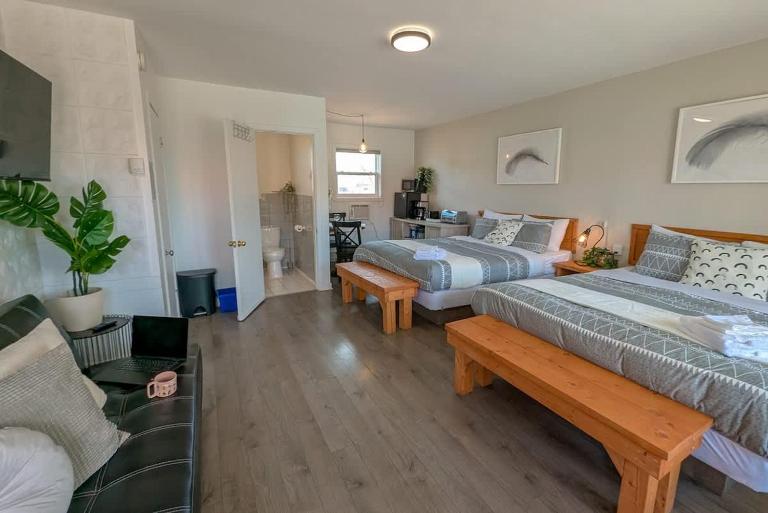 Studio 9 - 2 min du Bord de l'eau Foyer & Barbecue - B&B Sainte-Anne-de-Beaupré