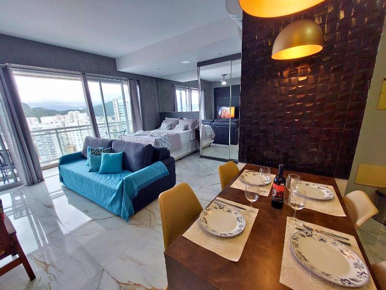Book Santos Unlimited 2611 - Studio conceito com Vista Mar - Chambres d'hôtes Campo Grande