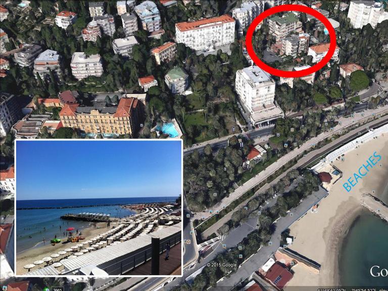 Residence Imperiale - Beach - Sea View Terrace and Parking Sanremo - B&B Sanremo