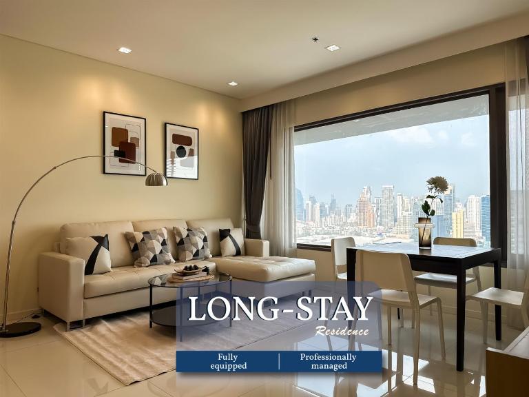 Spacious High Rise 2BR - Ultra Fast Wifi - Phrom Phong - Bed and Breakfast Bangkok