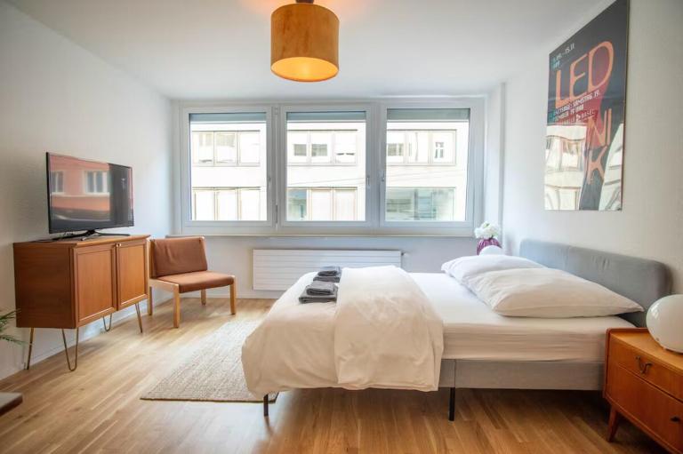 Central Studio Apartment with free BaselCard - Magritte - B&B Basilea