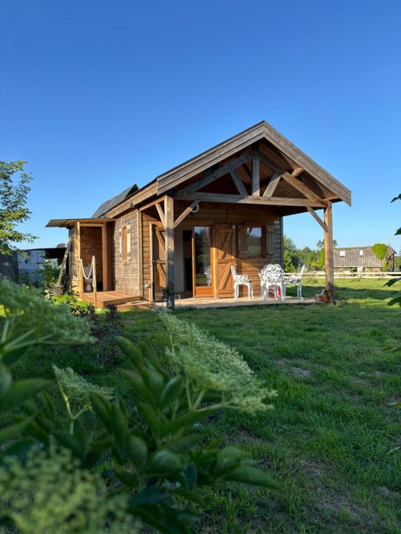 Un Chalet au Verger-Dog friendly-Jacuzzi & Massages - B&B Conteville
