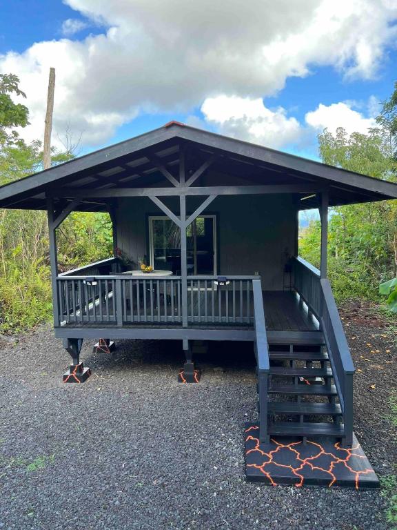 Lotus Lava Cottage - Chambres d'hôtes Pāhoa