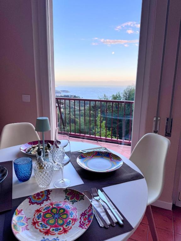Pool, Sea View, Private Parking Lerici - Ferienwohnung San Terenzo