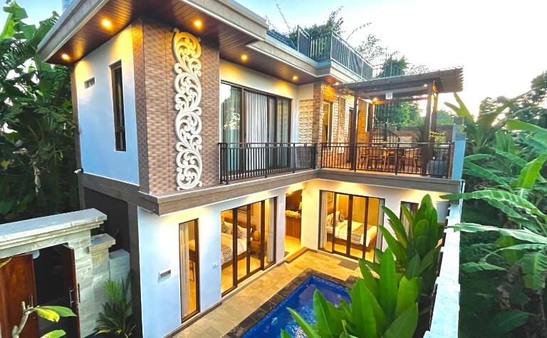 Yasana Jineng Villa 2 Modern 3 BR Villa with Balcony, Rooftop & New Ameneties - B&B Darmasaba