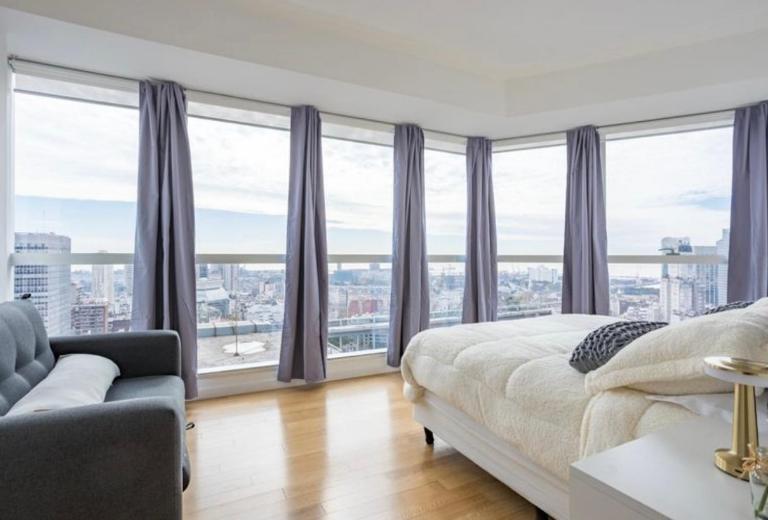 Exclusivo Apartamento en Torre Bellini Esmeralda con pileta, jacuzzi, gym y vista, Capac máxima 5 personas - Bed and Breakfast Buenos Aires