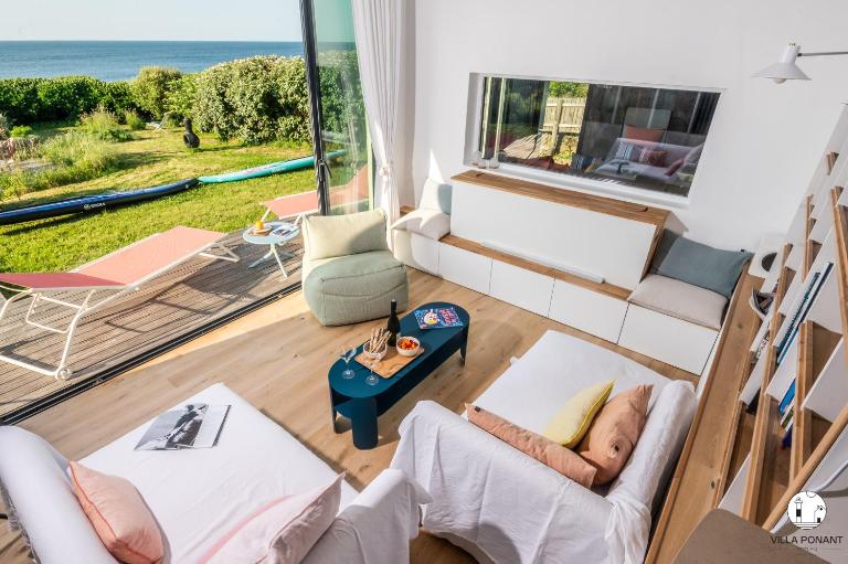 Villa Ponant 5 étoiles à Doëlan, piscine face mer - B&B Clohars-Carnoët
