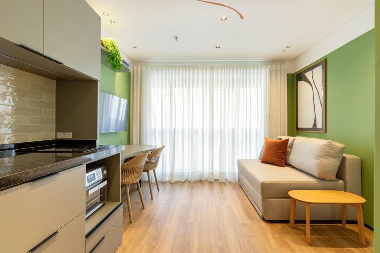 Apartamento novo em frente ao Allianz Parque com 1 vaga-sujeita a disponibilidade - Ferienwohnung São Paulo