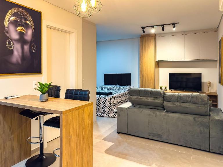 Apto/Flat Moderno Perto da Unifebe e shoppings - Chambres d'hôtes Brusque