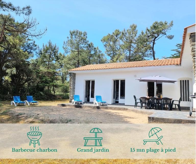 Maison tout confort avec jardin, à 1km de la plage - Bed and Breakfast Saint-Hilaire-de-Riez