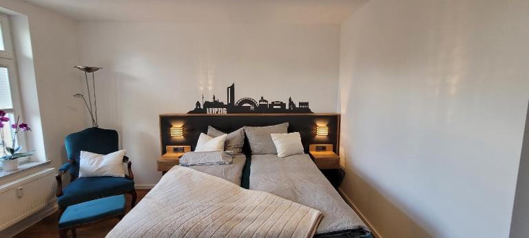 Air-conditioned apartment in a great location with balcony - Ferienwohnung Leipzig