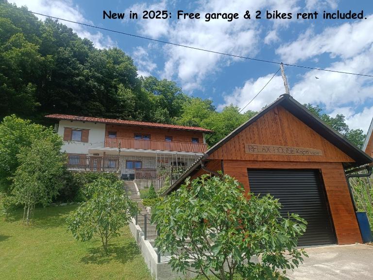 RELAX HOUSE Kolpa view Podzemelj - Ferienwohnung Gradac, Möttling