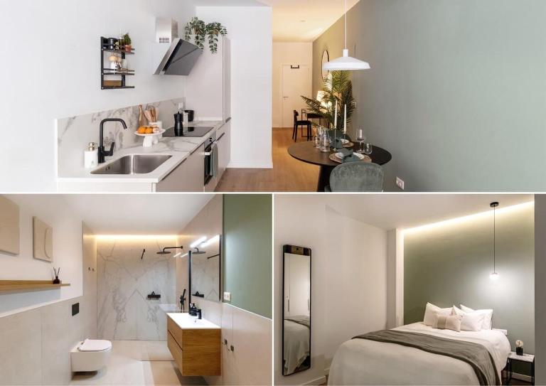Stylish apartment near Old town & Turia park - B&B Valencia