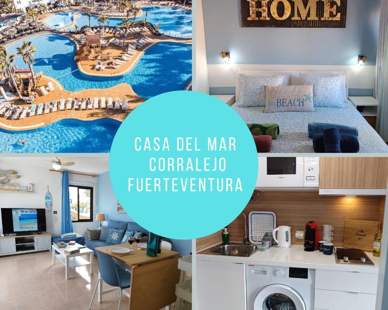 Casa del Mar Air-conditioned Apartment with Swimming Pools - Corralejo Playa - Bed and Breakfast Corralejo