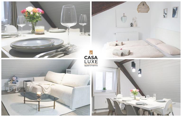 CASA LUXE - 80qm - Stadtmitte - Familienfreundlich - Parkplatz - 5km zum Legoland - Ferienwohnung Günzburg