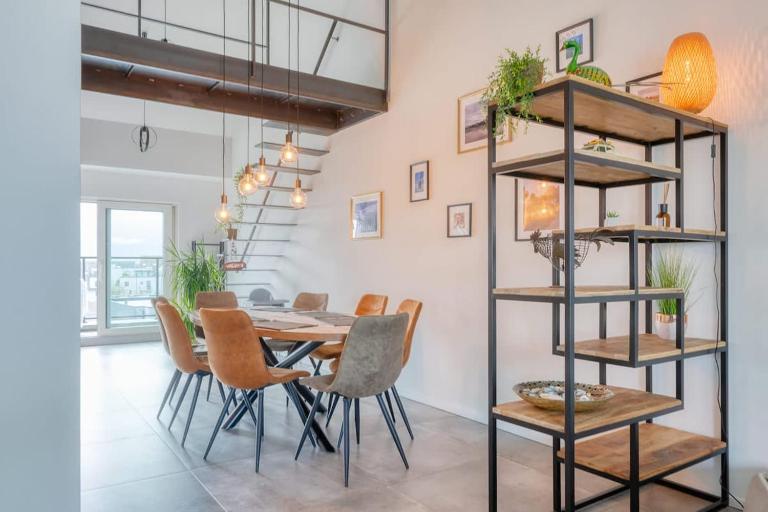 Stunning duplex apartement in the center De Haan - Chambres d'hôtes De Haan