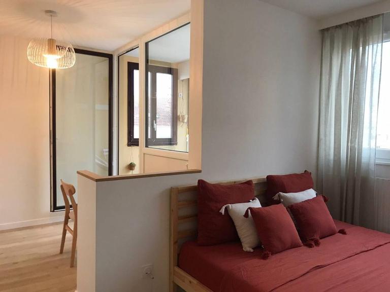 Le Studio Lumière - Balcony - 5min Part-Dieu - B&B Lyon