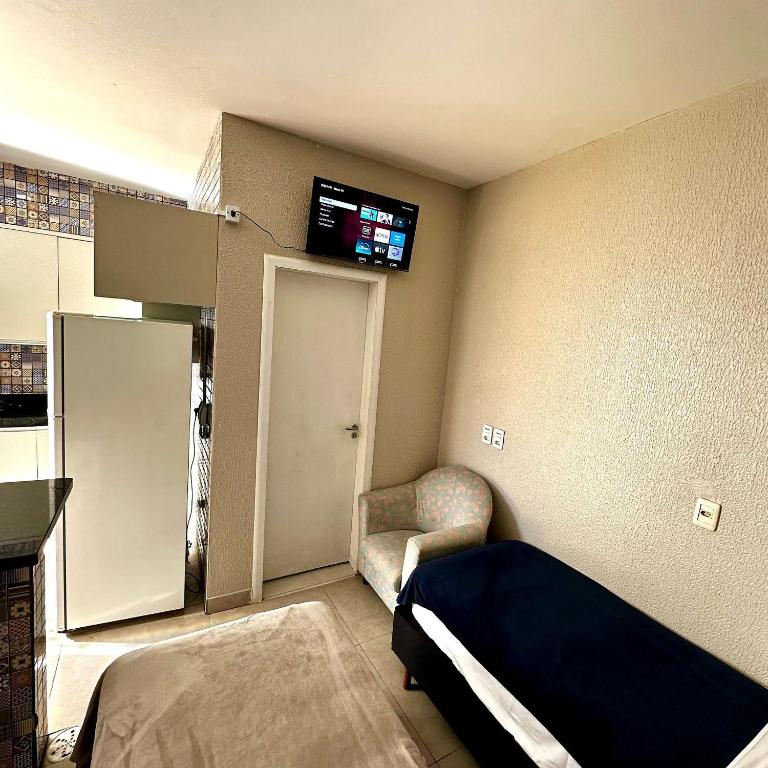 Loft Lux SM Chapecó, acessível e espaçoso - (Smart TV, Ar condicionado, Cozinha) - B&B Chapecó
