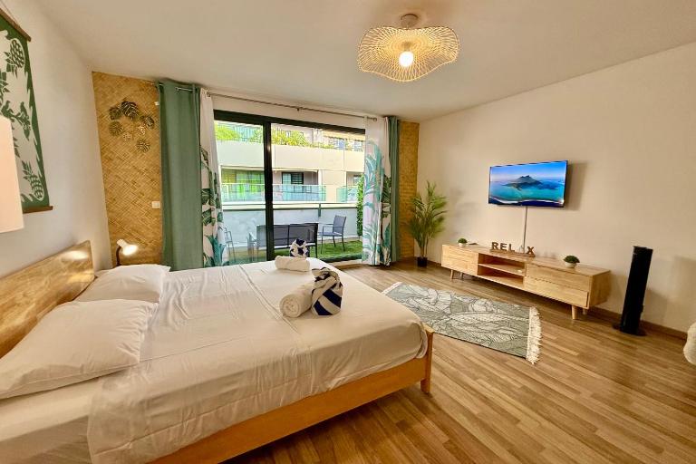 Studio Tehetu City - heart of Papeete - WiFi AC park - 3 people - B&B Papeete