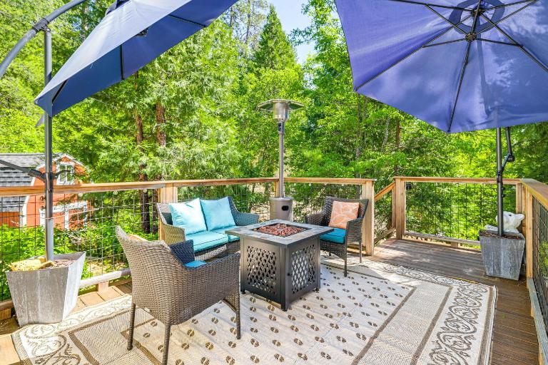 Deck & Grill: Forest Views Twain Harte Home - Ferienwohnung Twain Harte