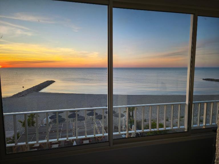 Appartement 50 m2 climatisé en front de mer, plage à 10m - B&B Saint-Cyprien-Plage