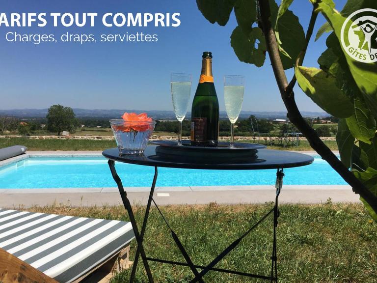 Gîte cosy avec jardin et Wi-Fi, escapade romantique - FR-1-496-142 - B&B Saint-André-d'Apchon