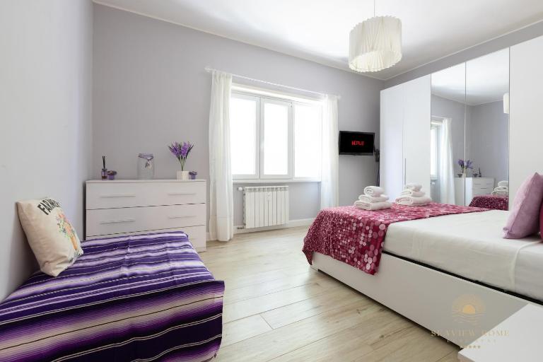 Sea View Rome Luxe Stay - 7 pax, 2 baths, 100mt from the sea, A-C, terrace - Ferienwohnung Lido di Ostia