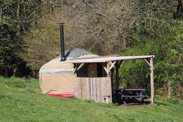 Self Contained Yurt - Beddick - B&B Tintern
