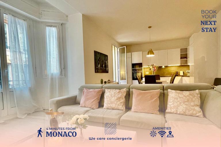 Spacious & Stylish 3 bedroom Near Monaco - B&B Beausoleil