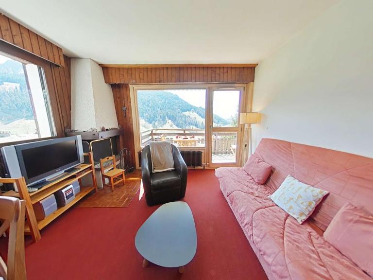 Appt 3 pièces 6 pers avec cheminée et navette proche Le Grand-Bornand - FR-1-241-47 - Bed and Breakfast Le Grand-Bornand