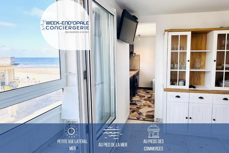 Nouvel Vague - Appartement au pied de la mer Merlimont Plage - Bed and Breakfast Merlimont