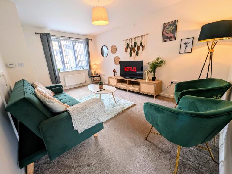 City Reach - King bed, Parking, 2 TVs, O2 Apollo, Hospital & Oxford road - B&B Manchester