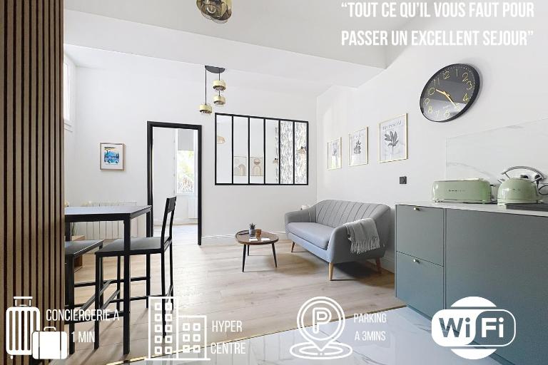 Côté Palmier - Luxurious 2-room - Center-by PauseAixoise - B&B Aix-en-Provence