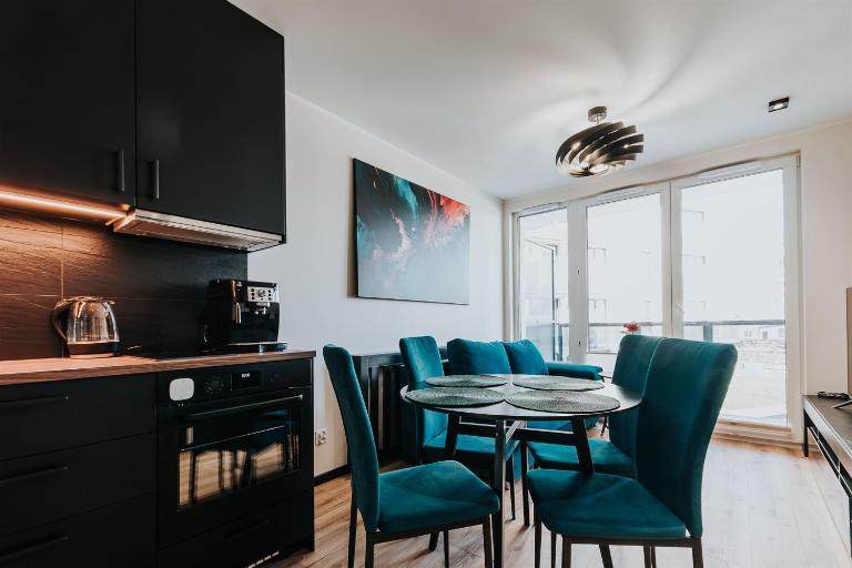Blue Apartment Portovo w Gdańsku blisko Starego Miasta - Ferienwohnung Danzig