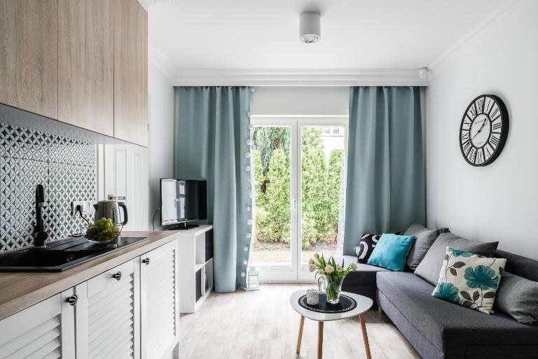 Sanhaus Apartments - MOLO 1 - Studio dla dwojga z patio, blisko plaży - B&B Sopot