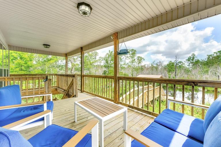 Canal-Front Abode w/ Private Dock in Bay St Louis - B&B Shoreline Park