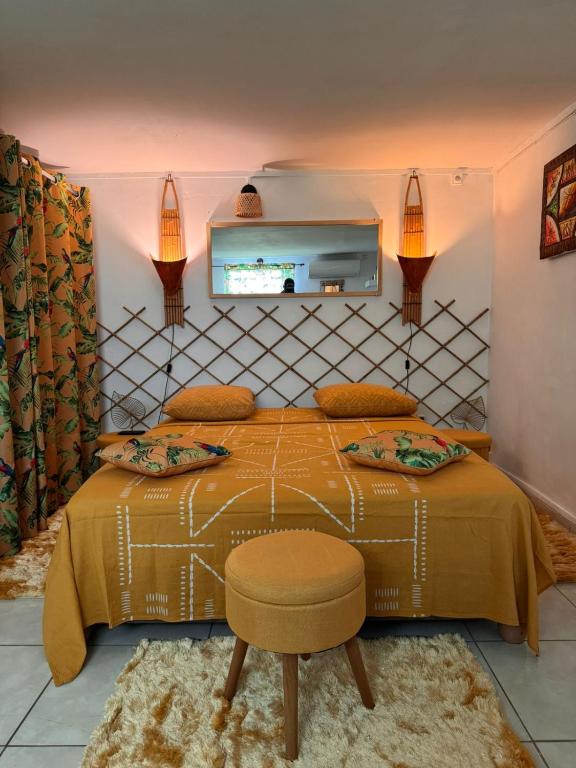 La Kaza Tresor - Appartement T2 spacieux avec jacuzzi privé - Chambres d'hôtes Sainte-Anne