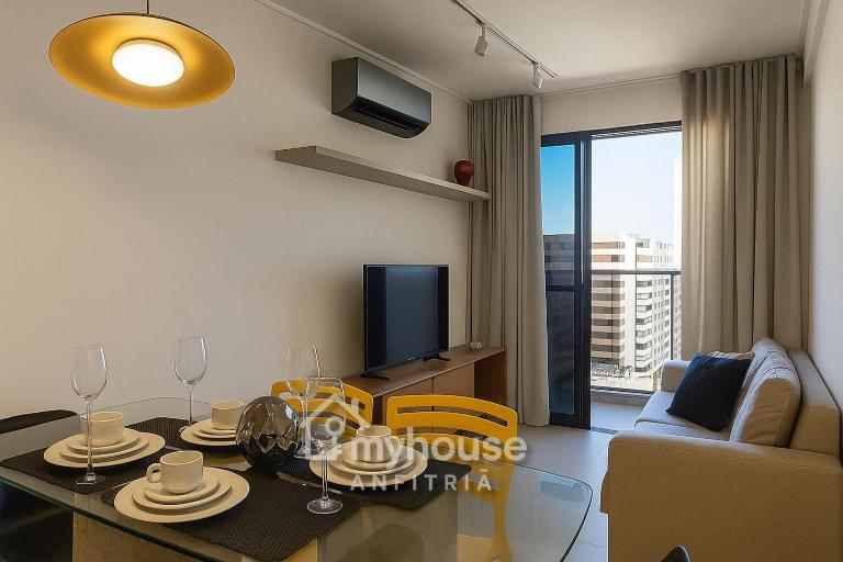 Apartamento Moderno c/ Varanda na Praia de Pajuçara - B&B Maceió