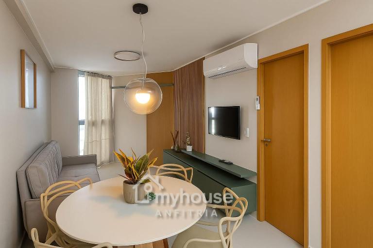 5 Pessoas com Lazer Total – Apto com Jacuzzi e Piscinas em Pajuçara - B&B Maceió