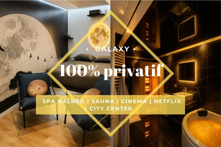 Nuit Dans les Étoiles - Spa Balnéo & Sauna Privé - B&B Troyes