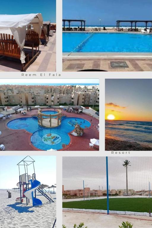 Doplex Beach Chalet with Private Garden in Reem ElFala Resort - B&B El Alamein